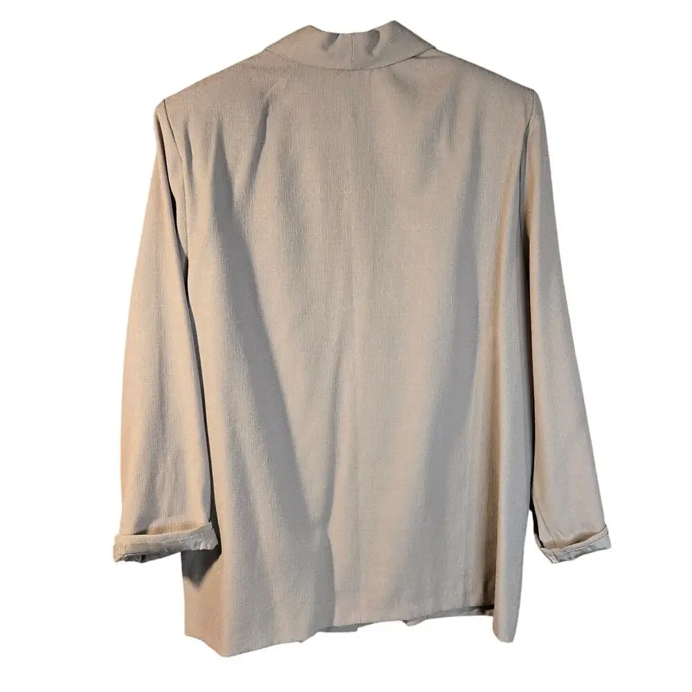 Sag Harbor 20W Premium Beige/Neutral Tailored Blazer [056] - Picture 2 of 11